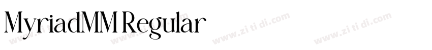 MyriadMM Regular字体转换 MyriadMM Regular字体转换